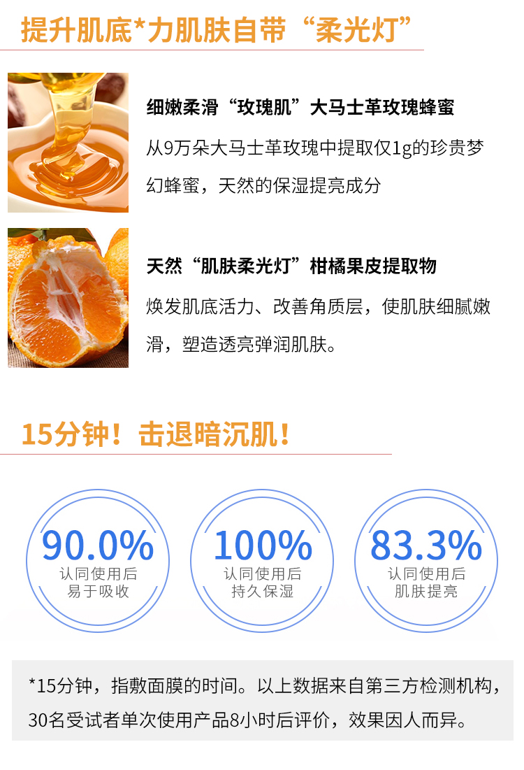 日本肌侣蜂蜜面膜提亮肤色去黄去暗沉30ml 5 各有所爱商城网站