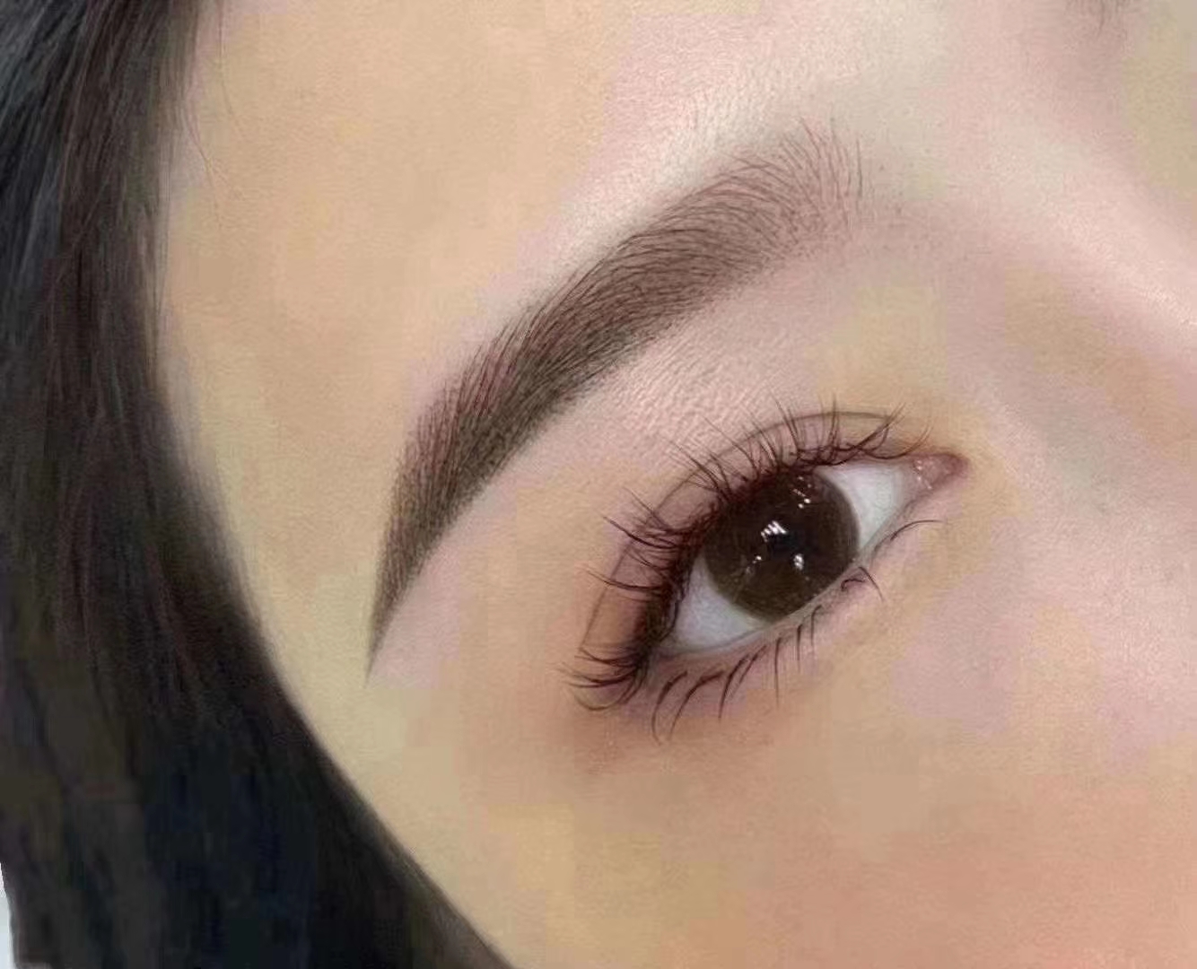 纹绣半永久素颜定妆男士开运仿真眉