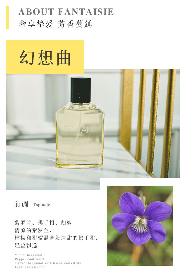 【女士香水】迪拉瑞女士香水试用装3ml/支-3支装/组 味道随机发货(图2)