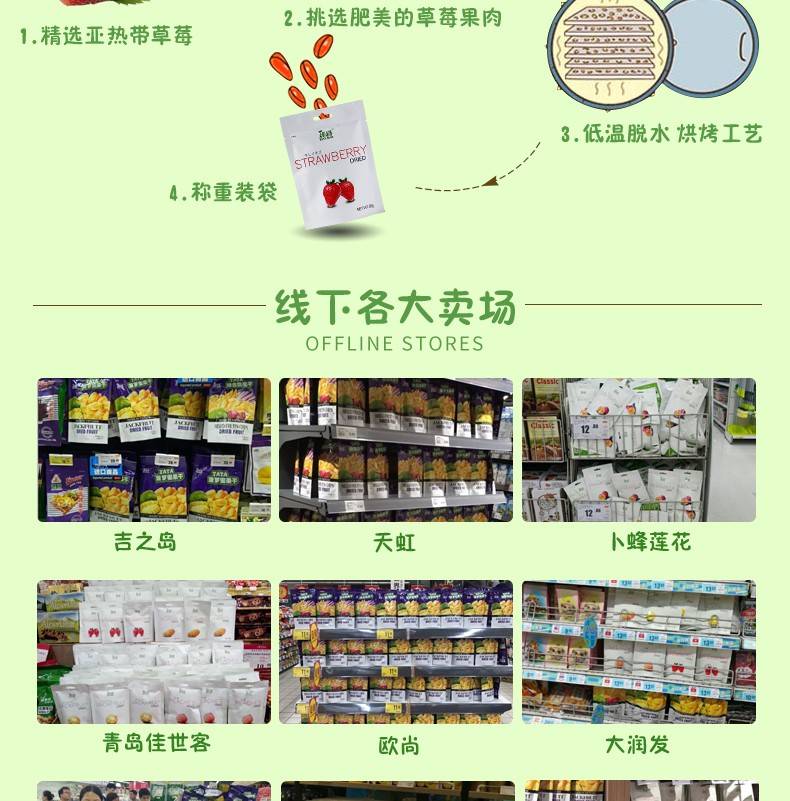 越南原装进口榙榙草莓干*40袋(图9)