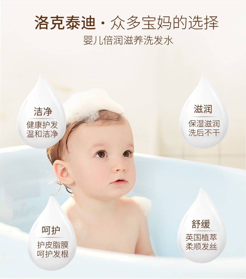 洛克泰迪婴儿倍润滋养洗发水250ml(图5)